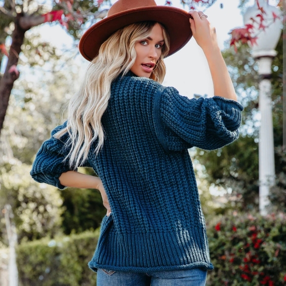 POL Sweater Rust Large - Picture 3 of 5